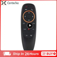 RF Gyroscope G10 Smart Voice Remote Control for Android TV Box PC Wireless Air Mouse IR Learning