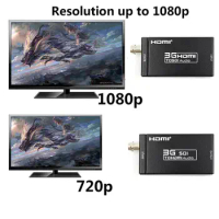 SDI to HDMI / HDMI to SDI with Power Mini 3G HD SD-SDI Video Micro Converter Adapter for Camera TV DVD