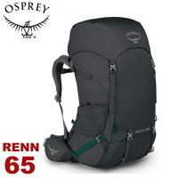 【OSPREY 美國 RENN 65 女款 登山背包《煤渣灰》65L】雙肩背包/後背包/登山/健行/旅行