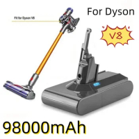 Dyson V8 21.6V 12800mAh 100% brand new battery replacement absolute wireless vacuum Dyson V8 handheld vacuum cleaner battery