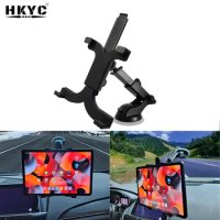 HKYC Sucker 360 Rotation 7"~12.9" Car Tablet Holder Mount Stand Stents for IPad Pro Mini 2 3 4 Air 2 Samsung S8 S9 XiaoMi ASUS
