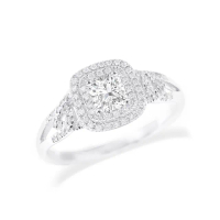 【AURORA 歐羅拉】GIA 50分 D VVS1 天然真鑽 PT950 鉑金台 鑽戒 嚮往