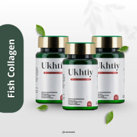 3 Botol Ukhtiy Kolagen - Collagen Drink Ukhtiy Pencerah Memutihkan Atasi Flek Hitam Menyamarkan Keru