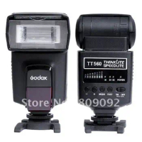 Godox TT560 Camera Electronic Flash Speedlite for Canon 6D/60D/700D/Nikon D7100/D90/D7000/D5300 DSLR With Standard Hot