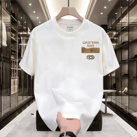 A1012  Áo thun tay ngắn in họa tiết học sinh cao cấp chất liệu cotton nguyên chất 2025 mùa hè phong 