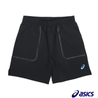 Asics 短褲 Cooling 7" Run 黑 男款 涼感 口袋 反光 透氣 彈性 跑步 2011C736001