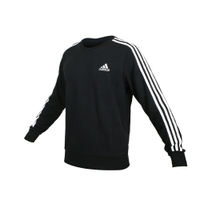 ADIDAS 男圓領長袖T恤(免運 圈毛 保暖 上衣 愛迪達「GK9078」≡排汗專家≡