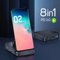 Type C HUB Docking Station Phone Stand Dex Pad Station USB C To HDMI Dock Power Charger Kit For Samsung S20 Huawei P40 Mate 30