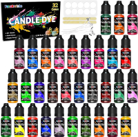 FansArriche Liquid Candle Dye 26 Candle Colors for Candle Making - Highly Concentrated Candle Dye fo