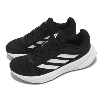【adidas 愛迪達】慢跑鞋 Response W 女鞋 黑 白 透氣 緩衝 運動鞋 愛迪達(IG1412)