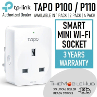 TP-Link Tapo P100 P110 P110M Matter Smart Mini WiFi Socket Plug With Energy Monitoring 1 2 4 Pack