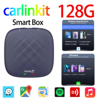 CarlinKit Wireless Carplay Ai TV Smart Box Android 13 QCM6125 8+128G Wireless Android Auto Car Play for IPTV Netflix FOTA Update