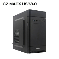 【最高折200+跨店點數22%回饋】TrendSonic 翰欣 C2 MATX USB3.0 電腦機殼