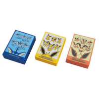 64Pcs/set PTCG Pokemon DIY Anime Card Sleeve Trading Card Protector Board Game Vaporeon Jolteon Flar