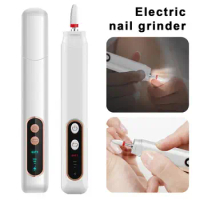 1Set Rechargeable Nail Drill with 6 Bits Adjustable Speed Nail Machine Rechargeable Cordless Electric Nail Drill Kit for Acrylic