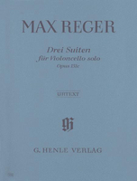 【學興書局】Max Reger 雷格 3 Suites for Violoncello Solo Op.131c 大提琴