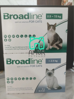 BROADLINE FOR CAT S (<2, 5 Kg) dan L (2,5 - 7,5 Kg) KOTAK 1 BLISTER ISI 3 TUBE