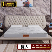 【Chester 契斯特】黑絲竹炭面布薄形獨立筒床墊-5尺(薄墊 獨立筒床墊 雙人)