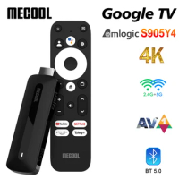 Mecool KD3 4K Smart TV Stick Android TV 11 smart TV box With Amlogic S905Y4 2G 8 ROM WiFi 2.4G/5G HDR 10+ Media Player