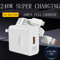 super Fast Flash Charging Original Fast Charger 120W 240W Type-C Charger 2IN1 Adapter Set For Androi