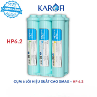 Bộ 6 Lõi Lọc Khoáng Karofi Smax HP 6.2 Hiệu Suất Cao lắp cho máy KAQ-U05, KAQ-U95, KAQ-O07, ERO100