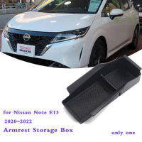 Glove Boxes for Nissan Note E13 Aura E-Powe 2022 2021 Car Armrest Box of Storage Organizer Stowing Tidying Interior Accessories