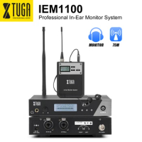 XTUGA IEM1100 In Ear Monitor Wireless System Professional Stage Monitor Return Stable Monitoring Effect