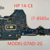 For HP PAVILION 14-CE DAG7ADMB8D0 laptop motherboard with I7-8565U