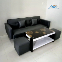 Bộ Sofa Giường 1m9 – 6 Món Cao Cấp, Thiết Kế Gọn Gàng