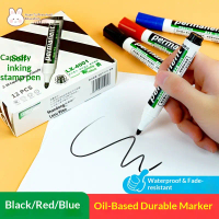 LEXU High-Capacity Permanent Marker 3X Capacity Permanent Marker Pen Eco-Friendly 12-Pack Permanent 