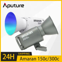 Aputure Amaran 300c /Amaran 150c 2500K to 7500K RGBWW Full-color Video Light for Camera Photography CRI 95 TLCI 95 Bowens Mount