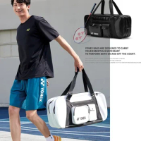 Original Yonex YY Badminton Bag Men's and Women's Shoulder Bag Independent shoes bag Handbag BA300CR Large Capacity