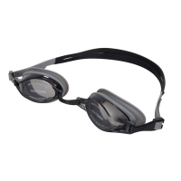 NIKE SWIM 訓練型泳鏡-抗UV 防霧 蛙鏡 游泳 NESSD127-079 黑灰