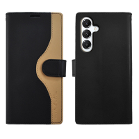 Metal-Slim Samsung Galaxy A16 5G 黑金撞色前扣磁吸TPU皮套