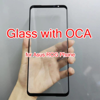 Front Outer Glass with OCA For Asus ROG Phone 7 7 Ultimate 6 6Pro 6D Ultimate 5 5s 5Pro 5sPro Ultimate（front touch screen glass）