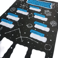 struktur organisasi kelas tema luar angkasa BLUE - Stationery Paper Note
