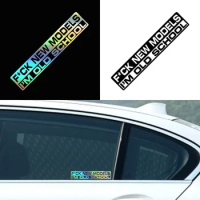 15*3CM Personal Creative Letter Car Sticker Waterproof Vinyl Reflective Sticker Decals Suitable For Motorcycle Car Truck Laptop