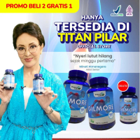 Beli 2 gilmore 100 kapsul dapat gratis 1 botol gilmore 30 kapsul pereda nyeri Original Titan Pilar O