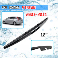 12" Rear Wiper Blade Brushes Cutter For Honda Stream 2003 - 2014 Car Window Windscreen Accessories 2013 2012 2011 2010 2009