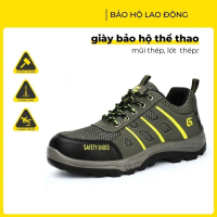 Giày Bảo Hộ Lao Động,Kiểu Dáng Thể Thao DX16( Mũi Thép- Đế chống Đâm Xuyên,Tăng Ma Sát)