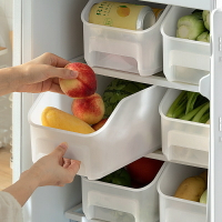 冰箱整理盒收納盒透明分隔抽屜式水果蔬菜冷凍保鮮雞蛋廚房儲物盒