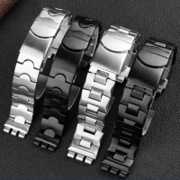 Watch Accessories For Swatch YCS YAS YGS IRONY Strap Silver Solid Stainless Steel Watchband Men's /Women's Metal Bracelet Stock