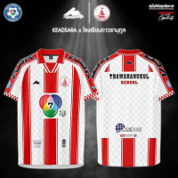 School Cheerleading Shirt, KEADSARA Thaworanukul, Competition Program, 7 Colors, HD, Red and White D