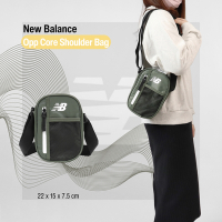 New Balance 包包 Opp Core Shoulder Bag 男女款 綠 白 斜背包 單肩包 包包 小包 LAB31005DON