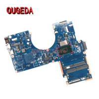 OUGEDA 901574-001 901574-601 901574-501 DAG34AMB6D0 Main board For HP Pavilion 15-AU laptop motherboard with i5-7200U CPU DDR4