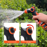 High Pressure Water Gun 10 Modes Irrigation Garden Watering Gun for Plants Portable Pressure Washers Gun for Car Washing Floor C