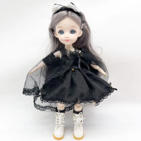 Pakaian Mini Mainan Kulit PU Kasut Rantai Bjd Doll But Rantaian Mini Kasut Kulit Bjd Doll 30cm Kasua
