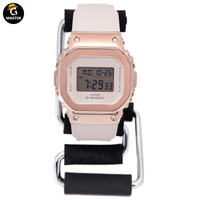 CASIO卡西歐G-SHOCK金屬復古小方塊手錶女款GM-S5600-1/S5600PG-4 oYLK