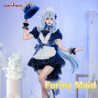 LAST BATCH UWOWO Genshin Impact Fanart Furina Focalors Hydro Archon Maid Cosplay Costume