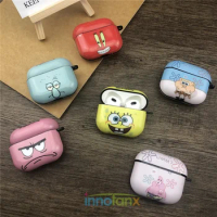 SpongeBob Case For Airpods 3rd Generation Hard Cover Cute US Cartoon Cases For Apple Airpods 3 Tough Earphone Shell Shake Proof